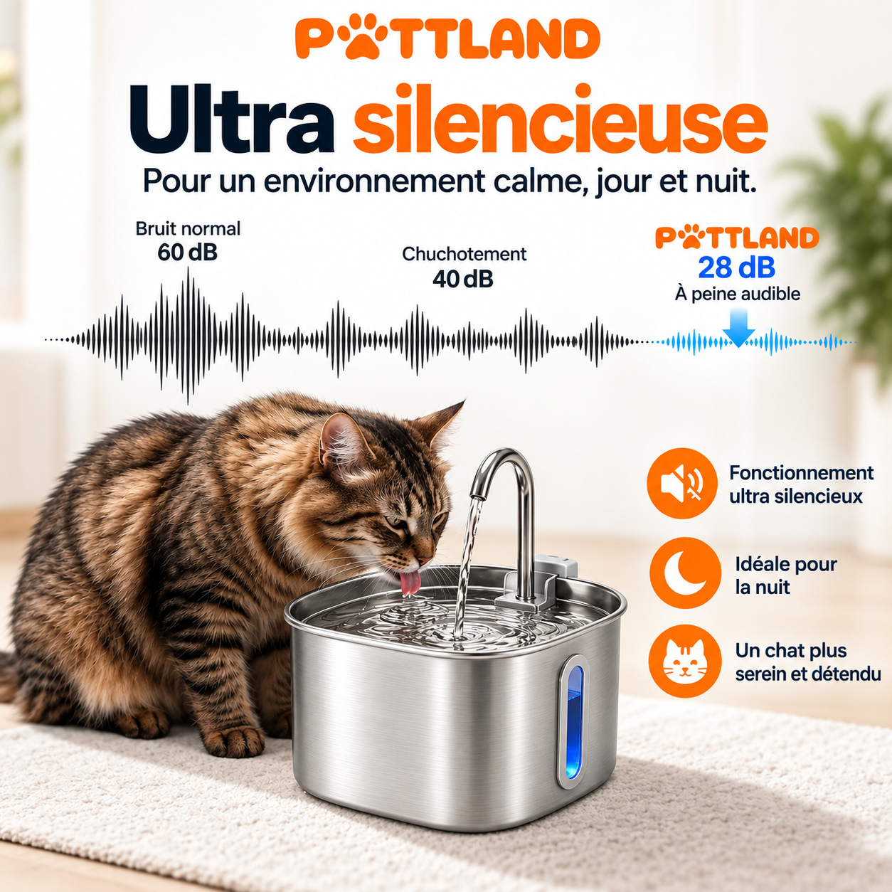 AquaFélin : Fontaine à Eau pour Chat