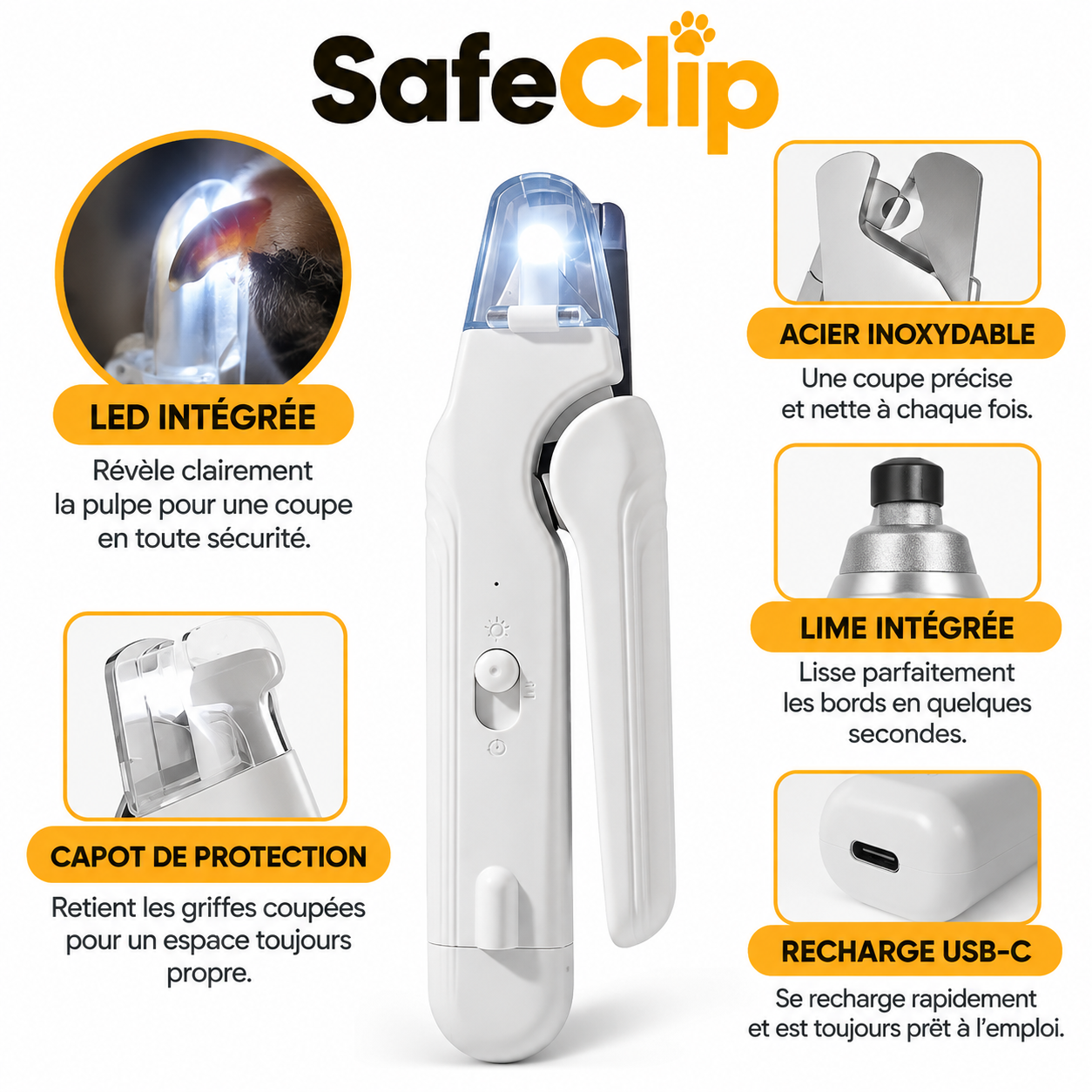 SafeClip – Coupez les griffes sans risque ni stress